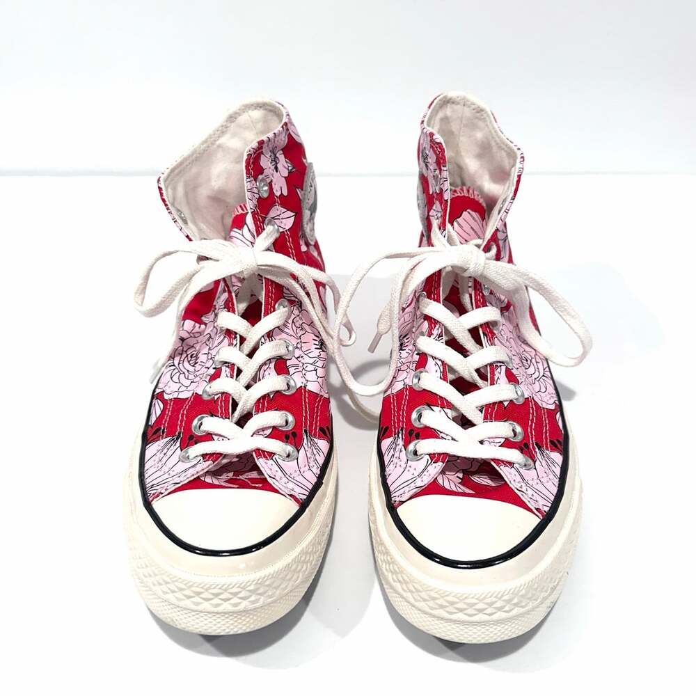Converse Chuck Taylor All Star Vintage Cherry Blossom High Top Sneakers - Picture 2 of 8